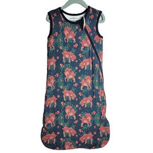 Newblette Attire Bamboo Mushroom Deer Sleep‎ Sack 0-6m Sleeveless Zip